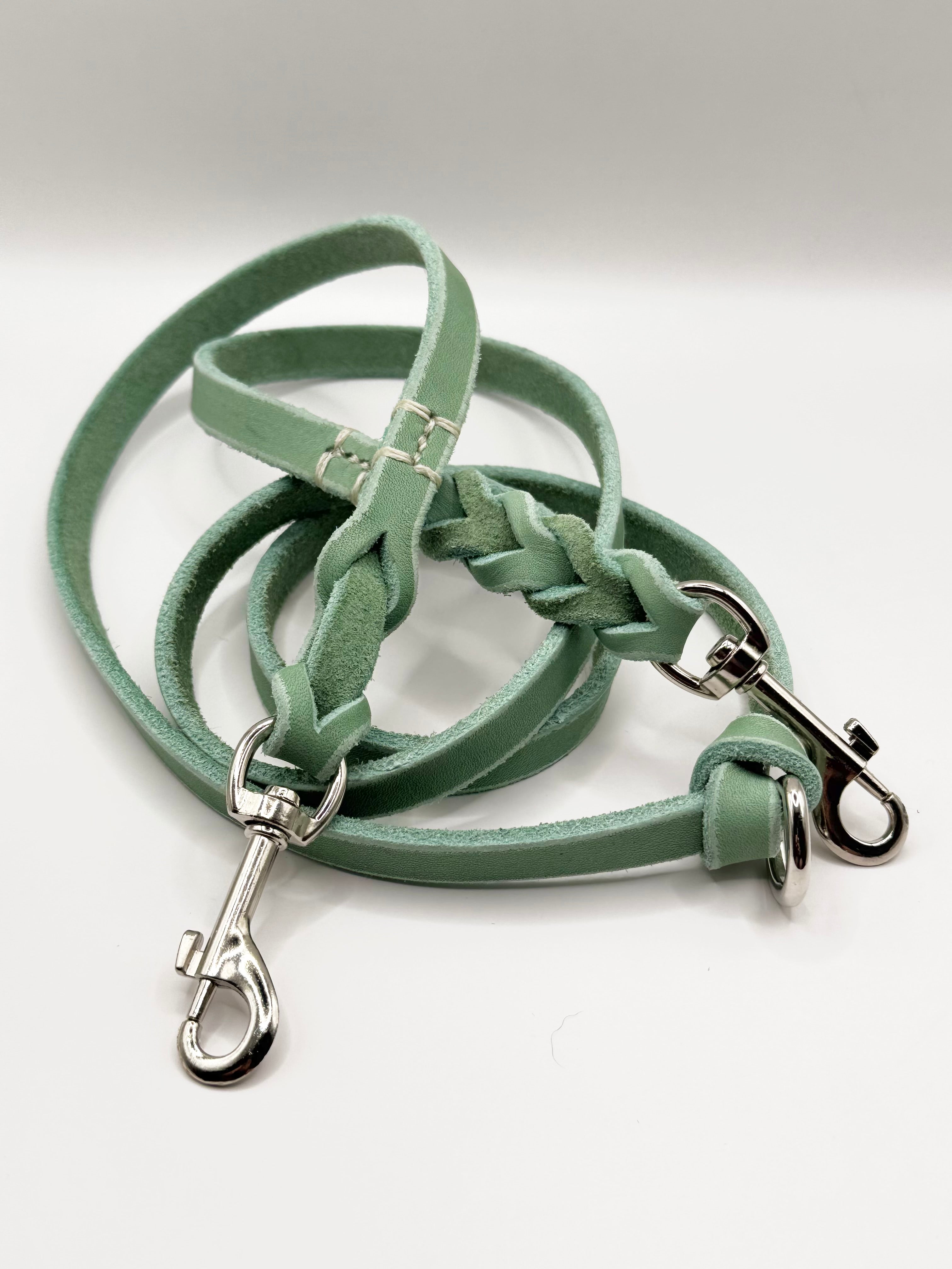 Fettleder Hundeleine